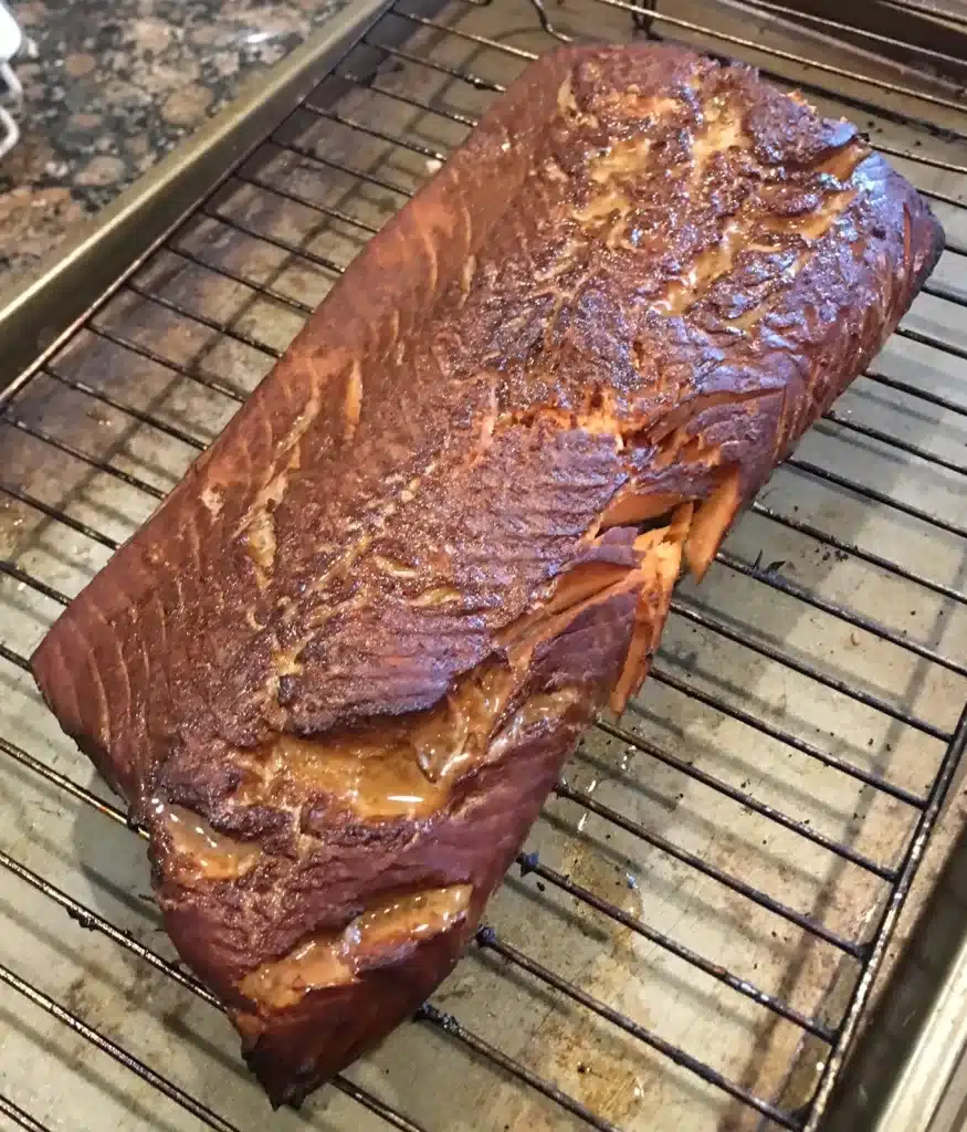 baby back ribs on wire rack